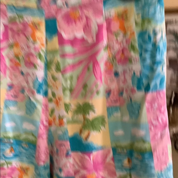 Briggs capris summer colors size 8P in great shapeYellow blue pink orang… - Picture 9 of 11